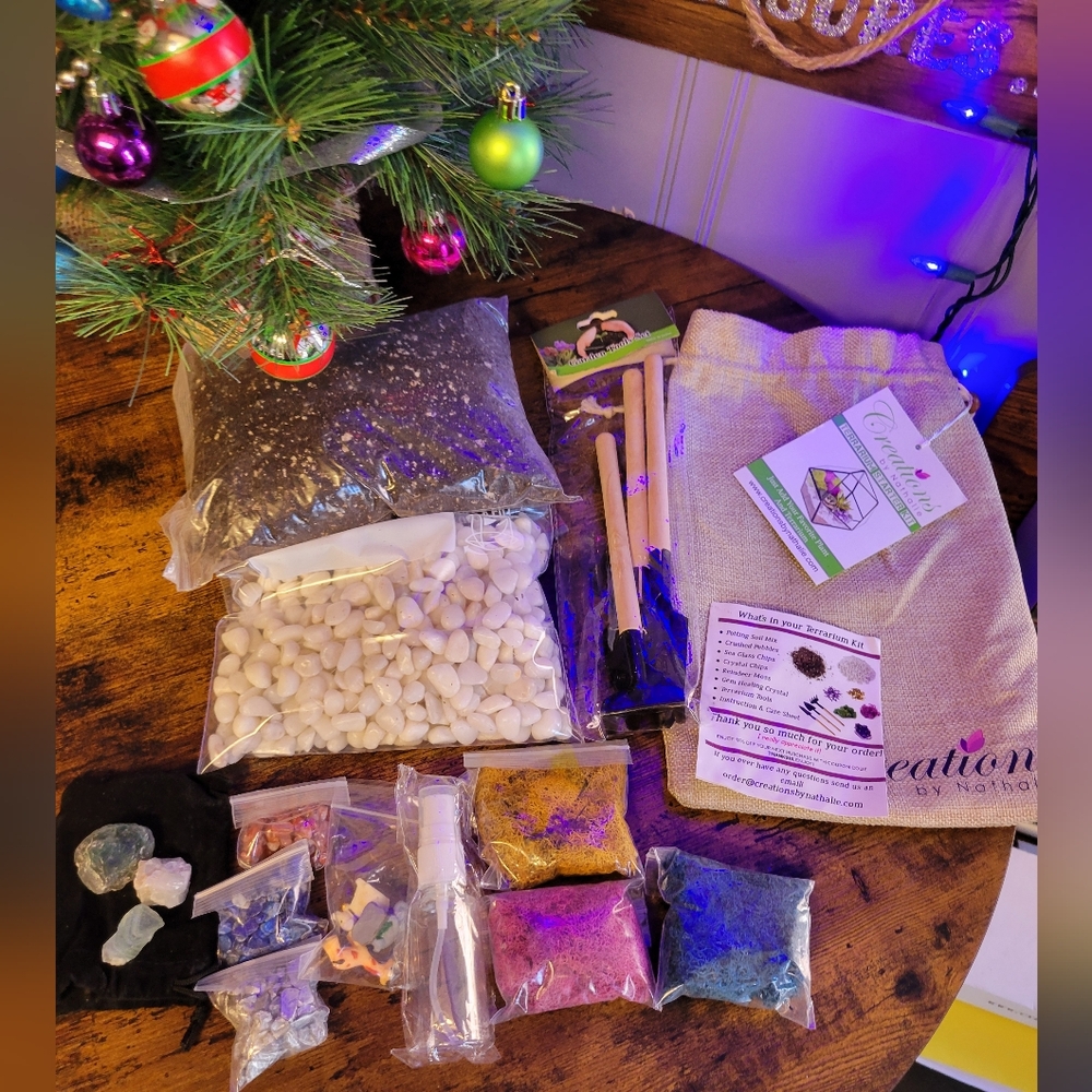 Creations by Nathanie terrarium starter kit